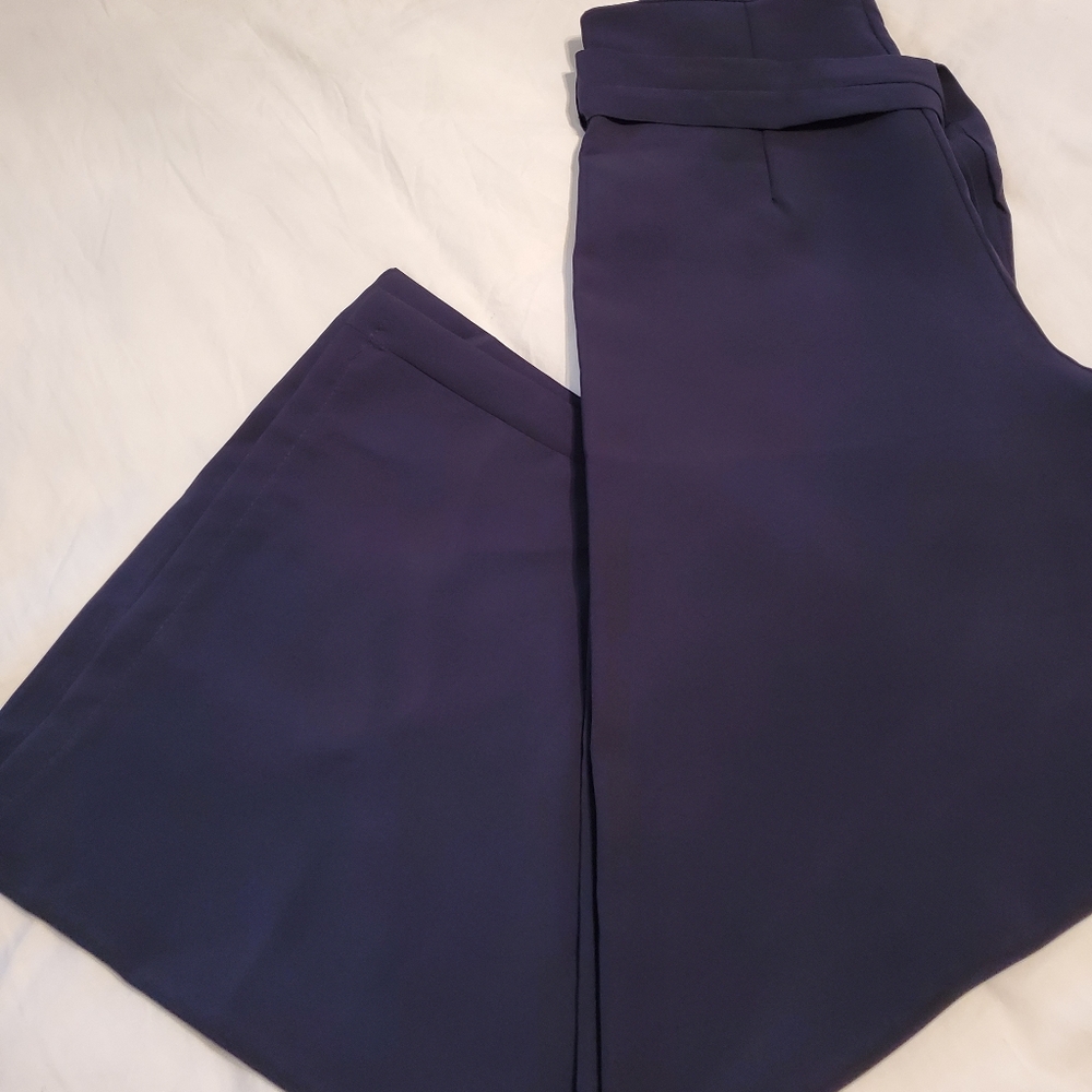 High rise, wide leg, dress pant, Made in Italy